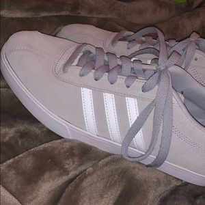 Adidas Gray Suede Sneakers